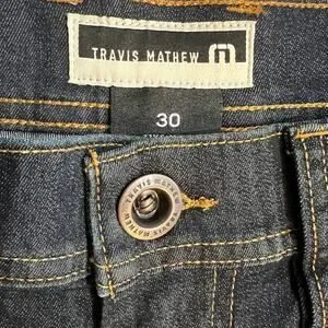 TRAVIS MATHEW Legacy Jeans Men's Size 38 Dark Denim 1MR410